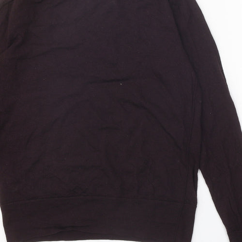 COS Womens Brown Round Neck Wool Pullover Jumper Size S