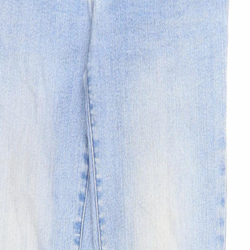 Rainbow Womens Blue Cotton Skinny Jeans Size 8 Slim Zip