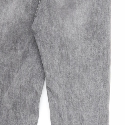 George Womens Grey Cotton Skinny Jeans Size 10 Regular Zip