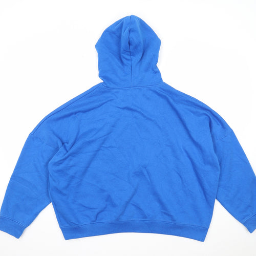 Noisy may Womens Blue Cotton Pullover Hoodie Size S Pullover - Keep Your Chin UP