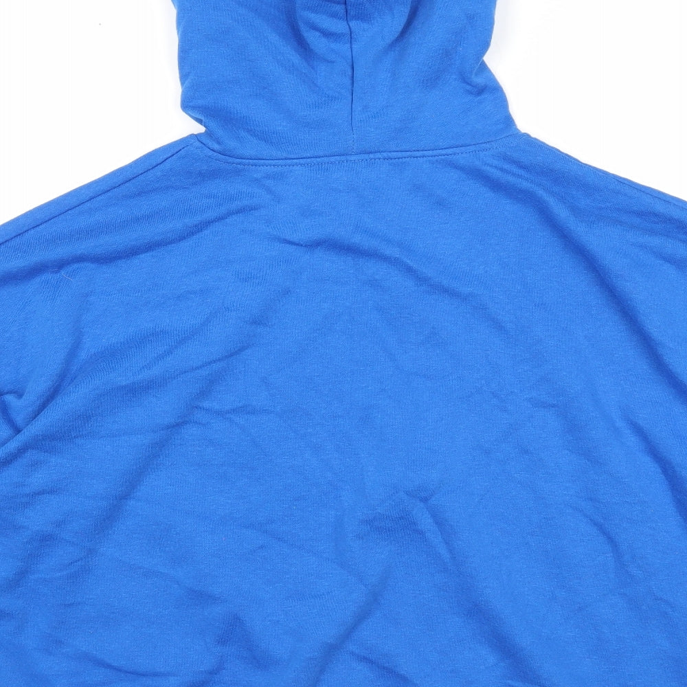Noisy may Womens Blue Cotton Pullover Hoodie Size S Pullover - Keep Your Chin UP