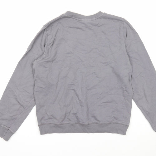 ASOS Womens Grey Cotton Pullover Sweatshirt Size 8 Pullover