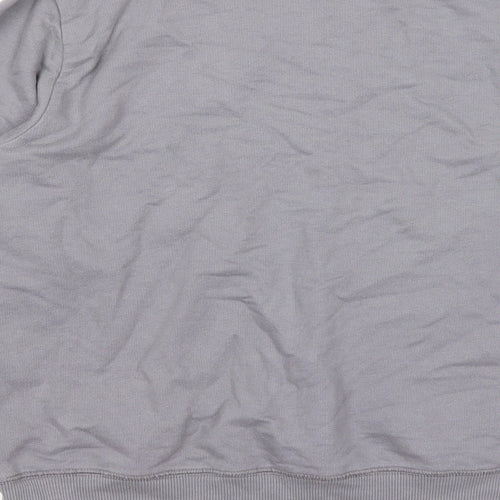 ASOS Womens Grey Cotton Pullover Sweatshirt Size 8 Pullover