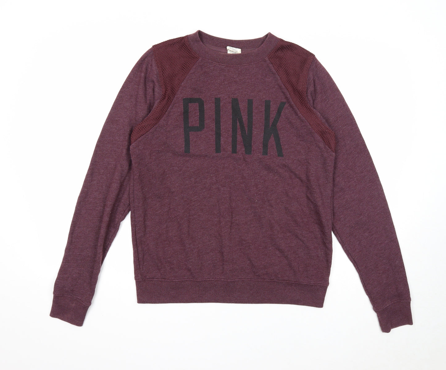 Victoria's Secret Womens Purple Cotton Pullover Sweatshirt Size XS Pullover - Pink
