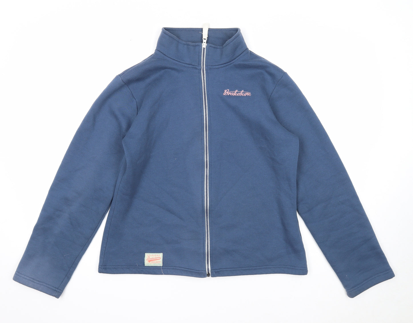 Brakeburn Womens Blue Cotton Full Zip Sweatshirt Size XL Zip