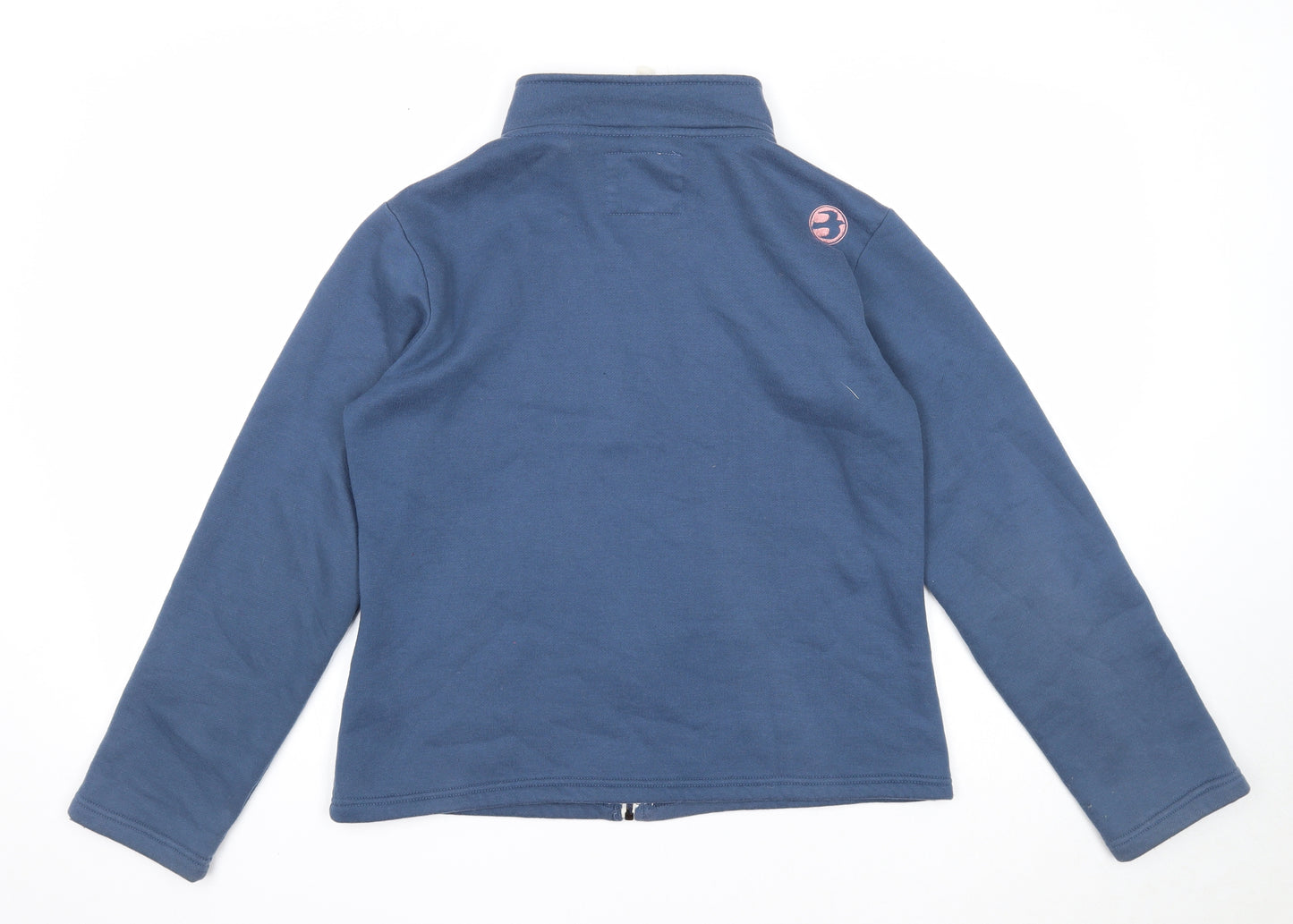 Brakeburn Womens Blue Cotton Full Zip Sweatshirt Size XL Zip