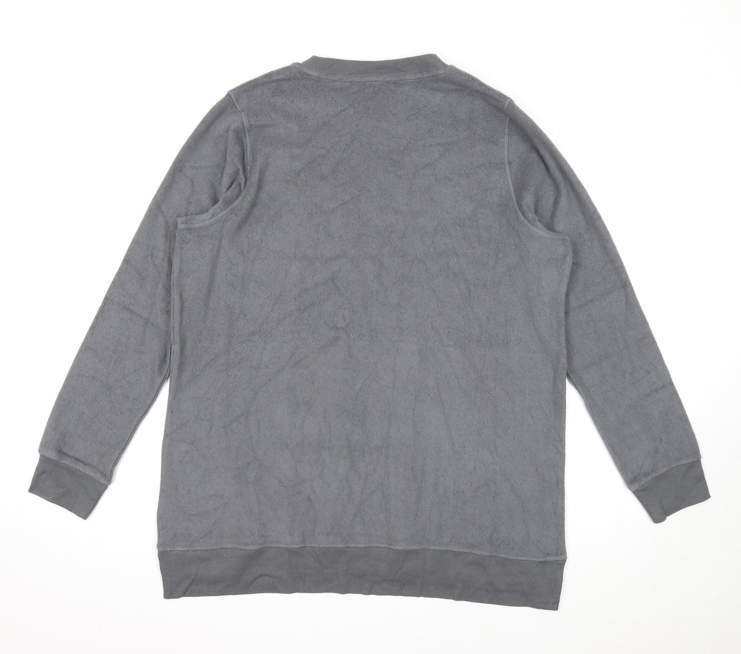 Good Move Womens Grey Cotton Pullover Sweatshirt Size 16 Pullover
