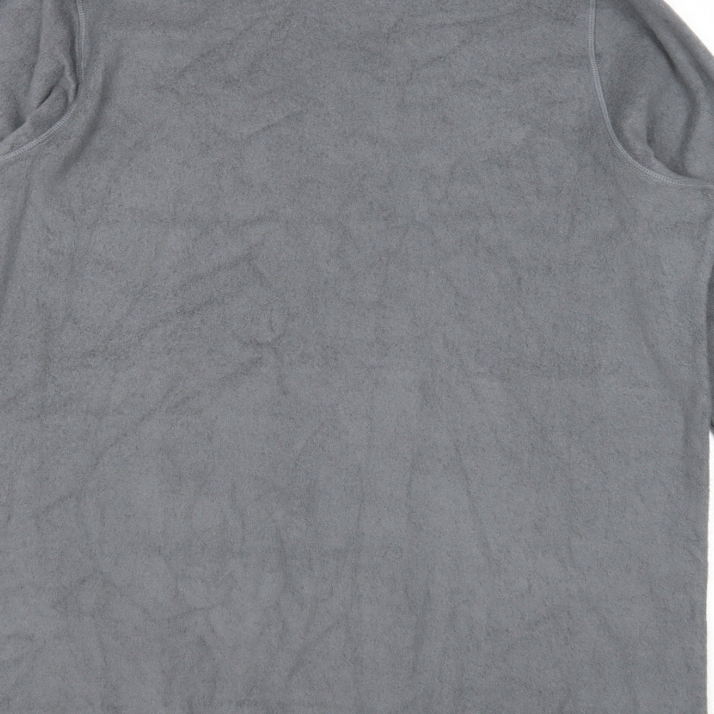 Good Move Womens Grey Cotton Pullover Sweatshirt Size 16 Pullover