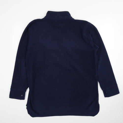 Companion Mens Blue Polyester Pullover Sweatshirt Size M