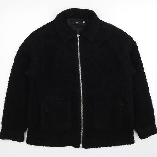 Missguided Womens Black Jacket Size 8 Zip
