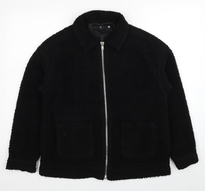 Missguided Womens Black Jacket Size 8 Zip