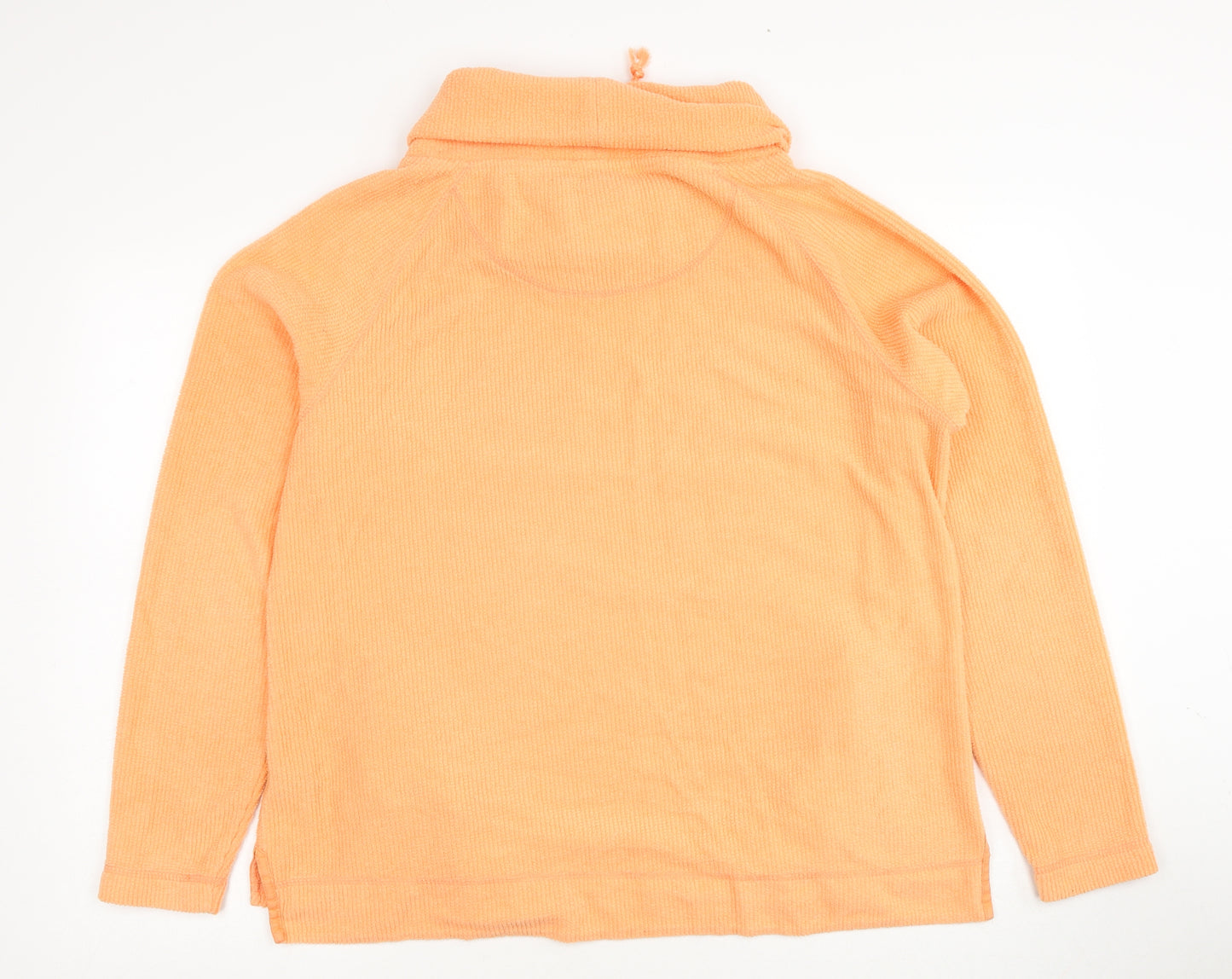 TU Womens Orange Polyester Pullover Sweatshirt Size 20 Pullover