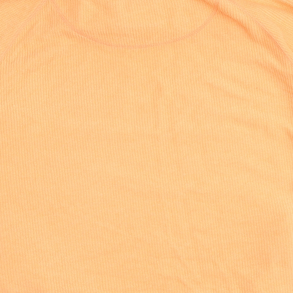 TU Womens Orange Polyester Pullover Sweatshirt Size 20 Pullover