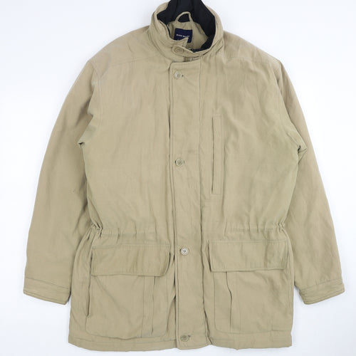 Dieter Danehl Womens Beige Parka Coat Size M Zip