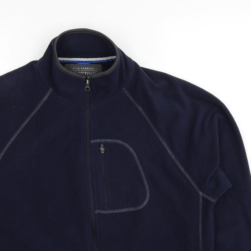 Blue Harbour Womens Blue Jacket Size L Zip