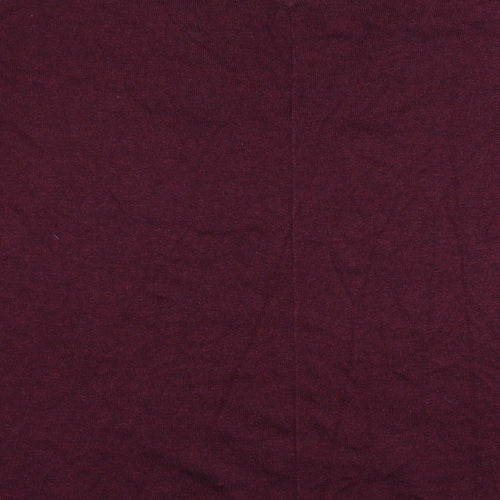 George Womens Red V-Neck Polyester Pullover Jumper Size 22 - Batwing