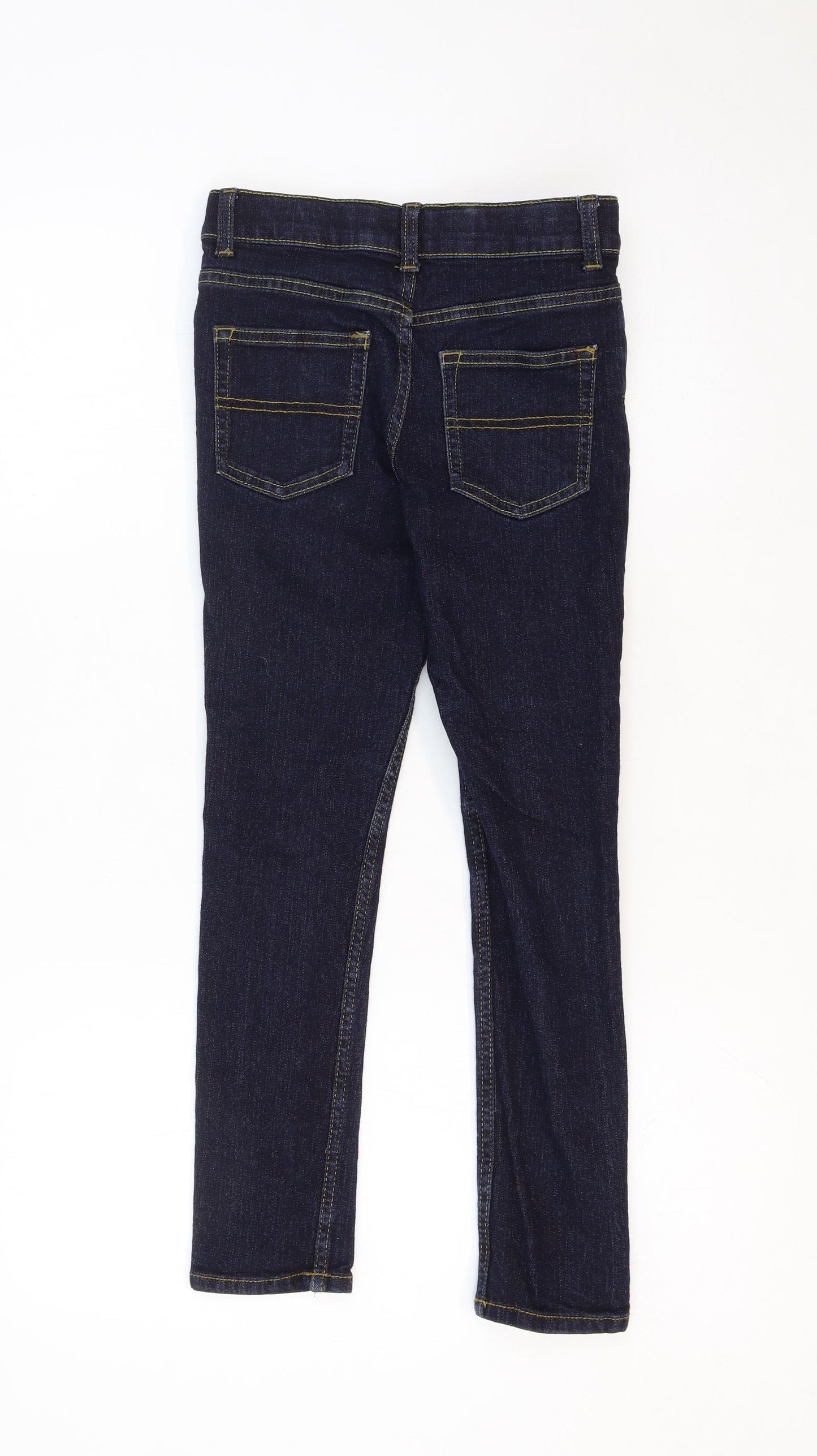 B'Gosh Boys Blue Coir Skinny Jeans Size 8 Years Regular Zip
