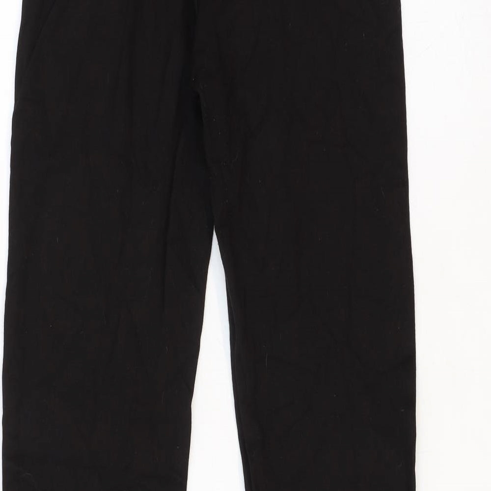 Monki Womens Black Viscose Trousers Size S Regular