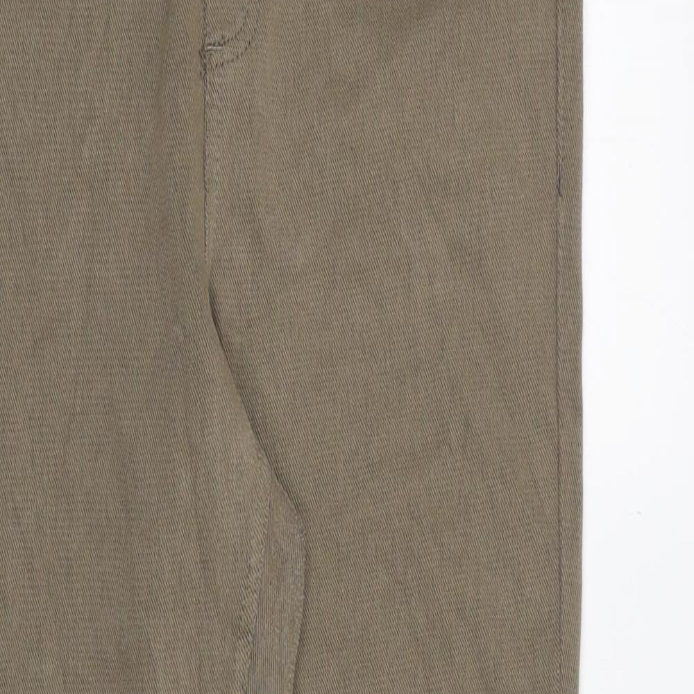 Marks and Spencer Womens Brown Cotton Jegging Jeans Size 12 Slim