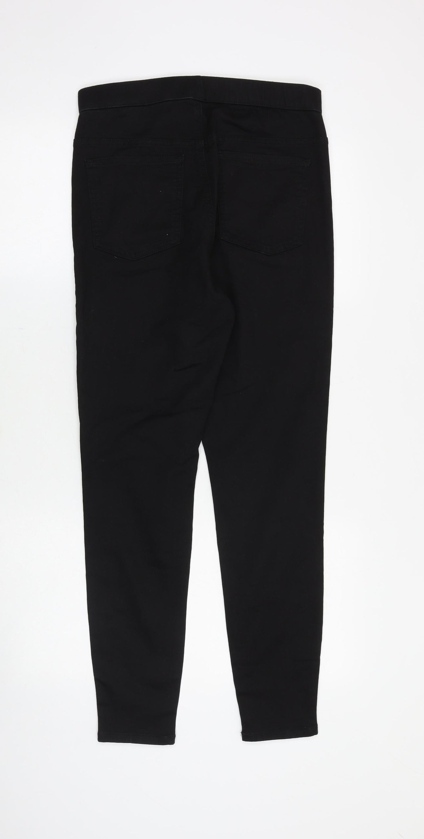 Marks and Spencer Womens Black Cotton Jegging Jeans Size 10 Slim