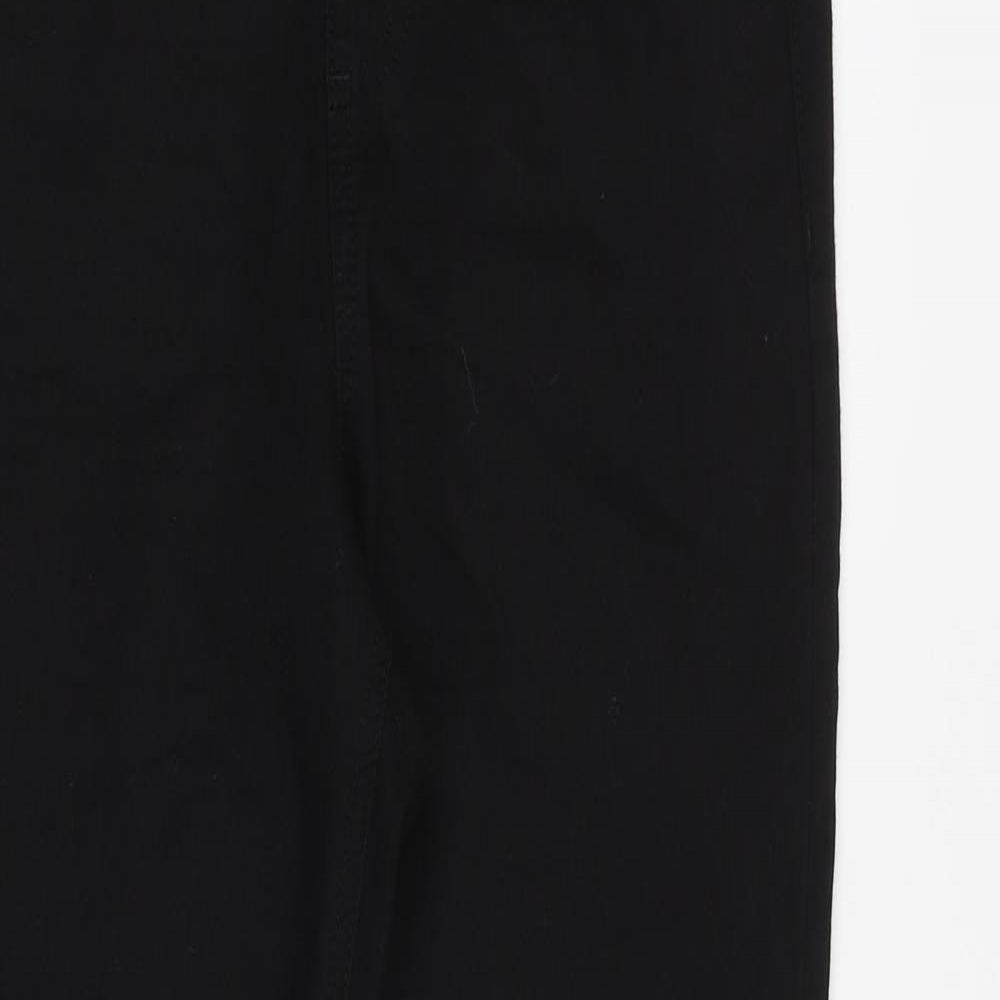 Marks and Spencer Womens Black Cotton Jegging Jeans Size 10 Slim