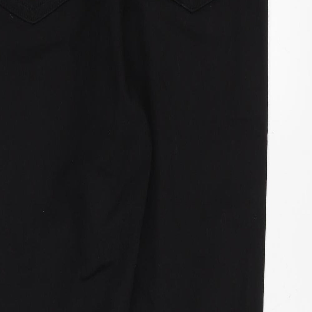 Marks and Spencer Womens Black Cotton Jegging Jeans Size 10 Slim