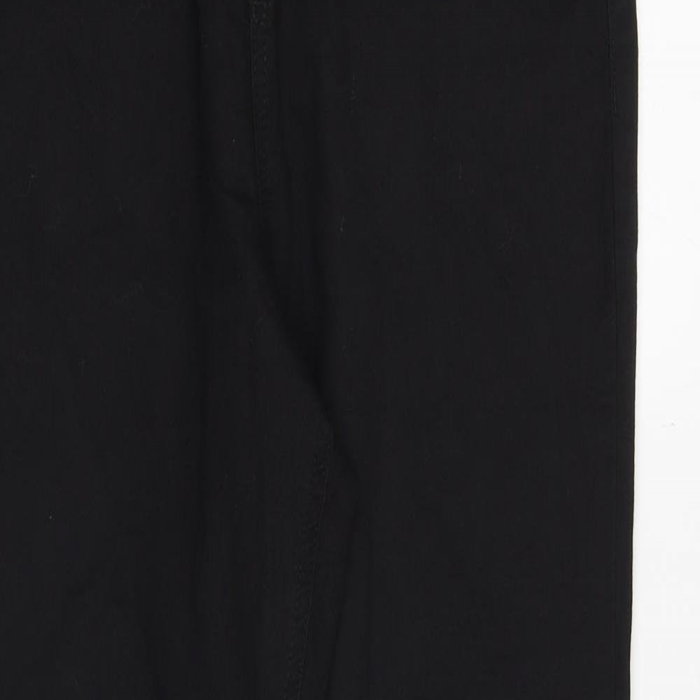 Marks and Spencer Womens Black Cotton Jegging Jeans Size 14 Slim
