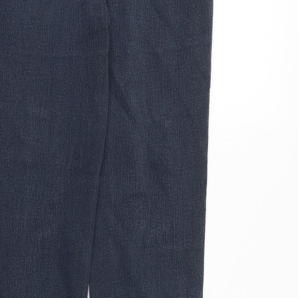 Denim & Co. Womens Black Cotton Skinny Jeans Size 6 Slim Zip