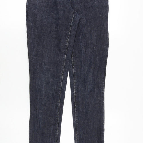 River Island Womens Blue Cotton Skinny Jeans Size 8 Slim Zip