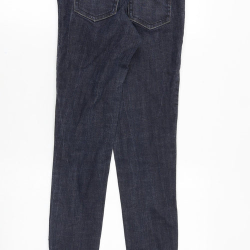 River Island Womens Blue Cotton Skinny Jeans Size 8 Slim Zip