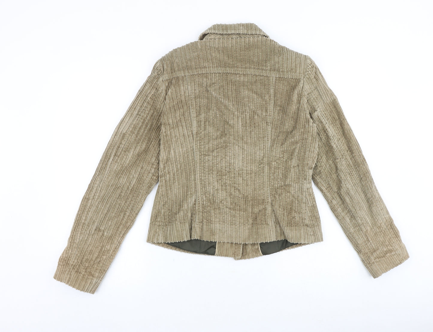 Marks and Spencer Womens Beige Jacket Blazer Size 10 Button