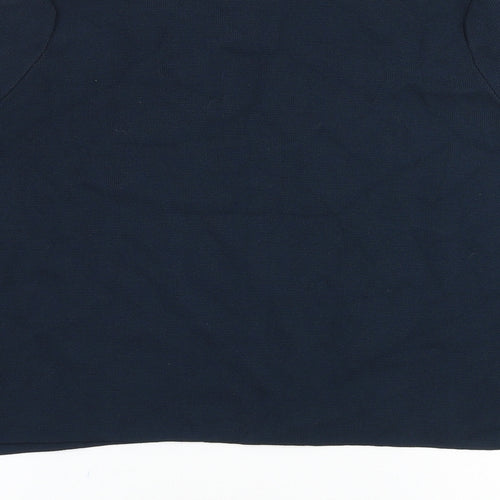 gorman Womens Blue Viscose Basic T-Shirt Size S Round Neck