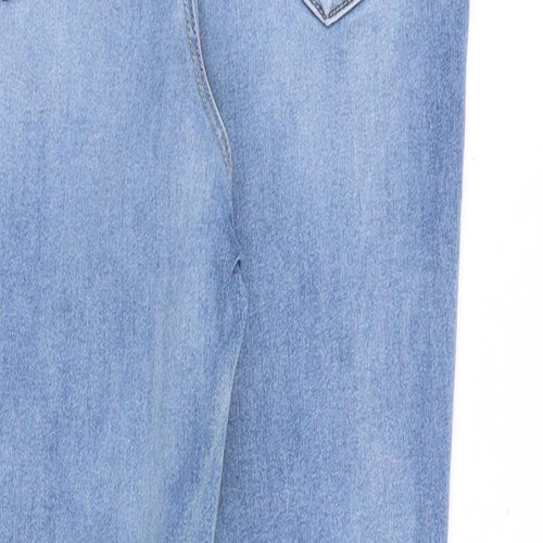 ASOS Womens Blue Cotton Skinny Jeans Size 30 in Slim Zip