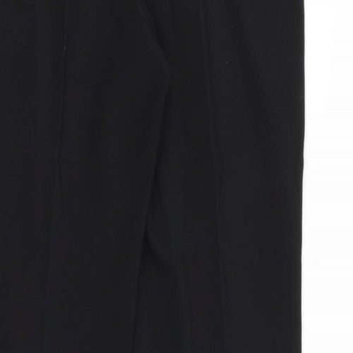 George Womens Black Polyester Dress Pants Trousers Size 32 in Regular Zip