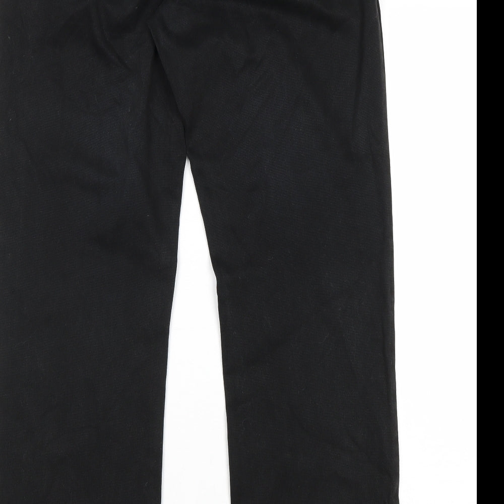 Heritage Mens Black Cotton Straight Jeans Size 34 in L32 in Regular Zip