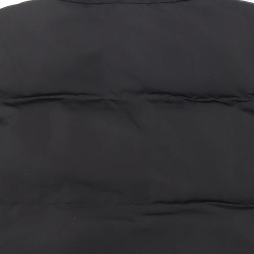 SheIn Girls Black Gilet Jacket Size 10 Years Zip