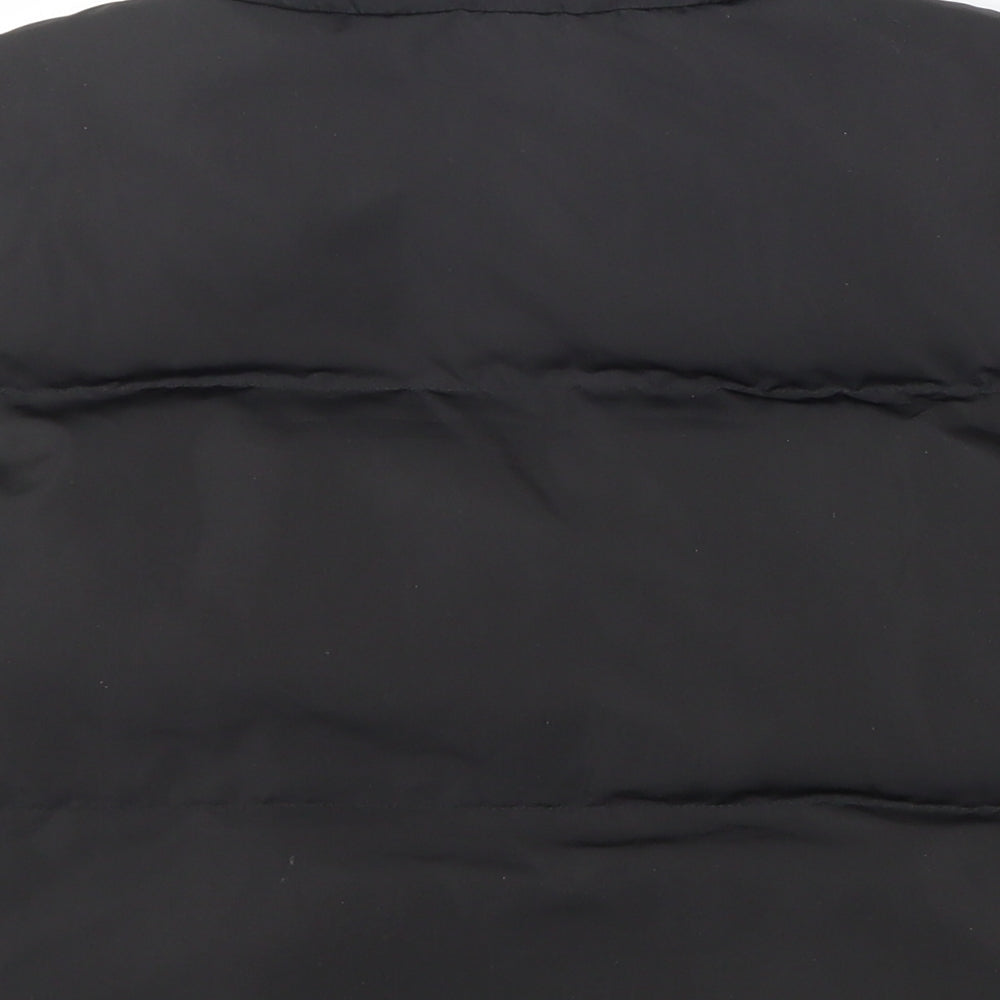 SheIn Girls Black Gilet Jacket Size 10 Years Zip