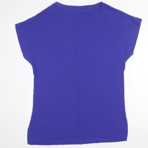 Dorothy Perkins Womens Blue Polyester T-Shirt Dress Size 8 Round Neck Pullover