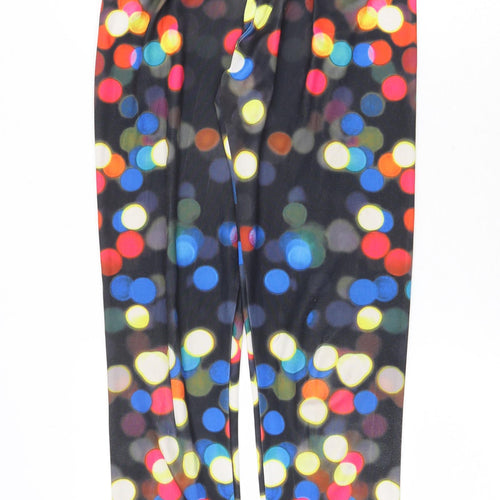 Preworn Womens Multicoloured Polka Dot Polyester Jogger Leggings Size S