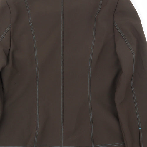 Sommermann Womens Brown Jacket Size 14 Snap
