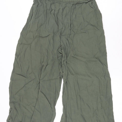 Gap Womens Green Polyester Trousers Size S Regular