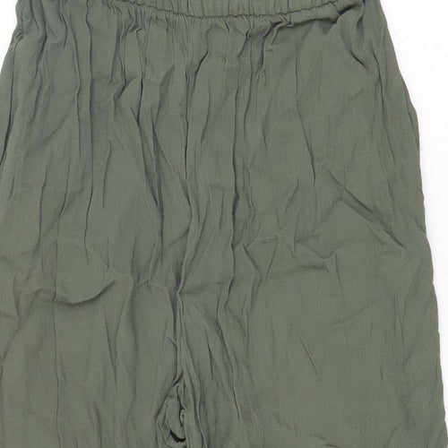 Gap Womens Green Polyester Trousers Size S Regular