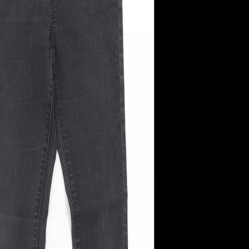 Noisy may Womens Black Cotton Skinny Jeans Size S L30 in Regular Zip