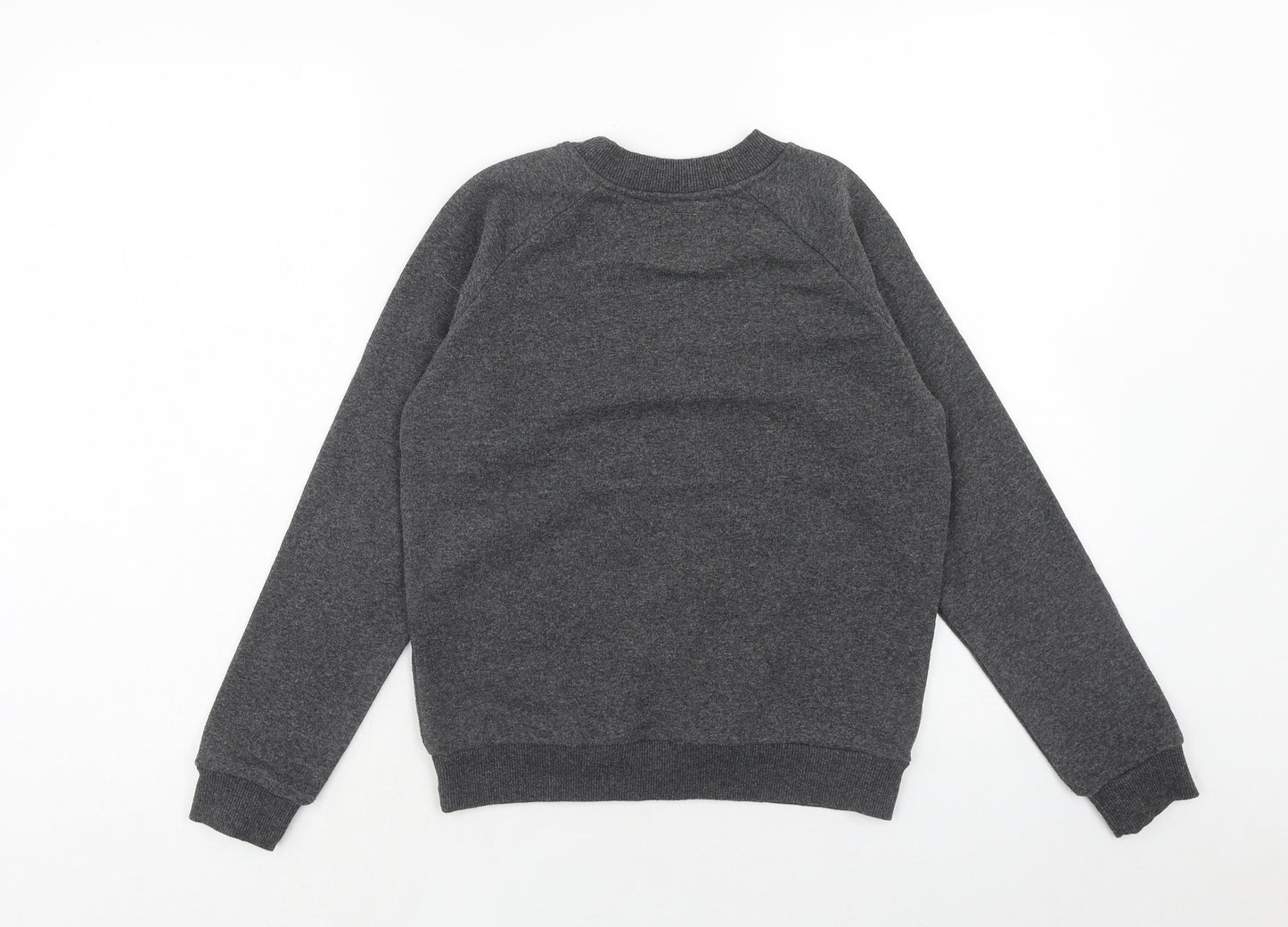 Franklin & Marshall Girls Grey Cotton Pullover Sweatshirt Size 10 Years Pullover