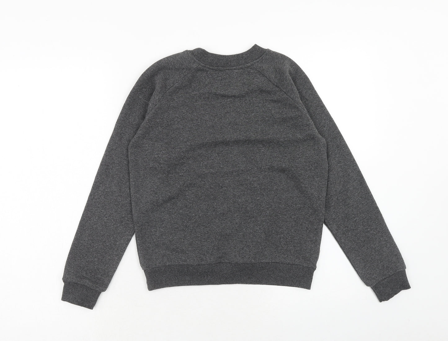 Franklin & Marshall Girls Grey Cotton Pullover Sweatshirt Size 10 Years Pullover