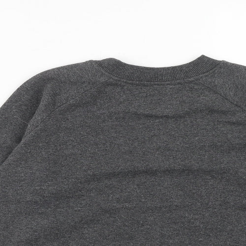 Franklin & Marshall Girls Grey Cotton Pullover Sweatshirt Size 10 Years Pullover