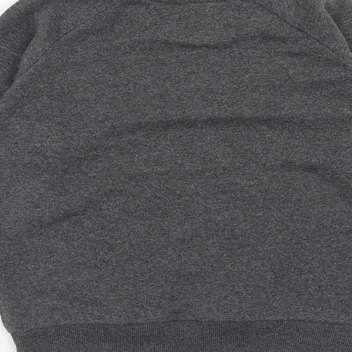Franklin & Marshall Girls Grey Cotton Pullover Sweatshirt Size 10 Years Pullover