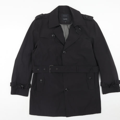 Louisidishy Womens Black Overcoat Coat Size 20 Button