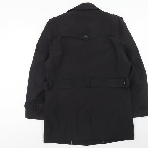 Louisidishy Womens Black Overcoat Coat Size 20 Button