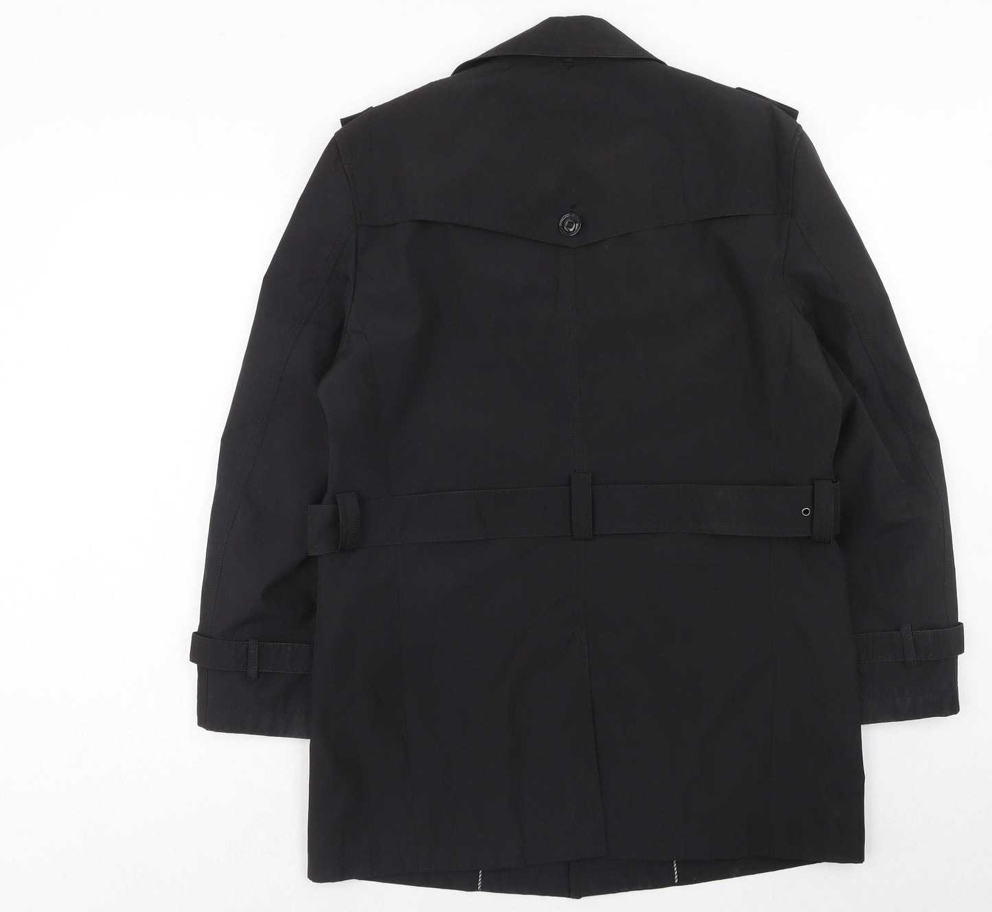 Louisidishy Womens Black Overcoat Coat Size 20 Button